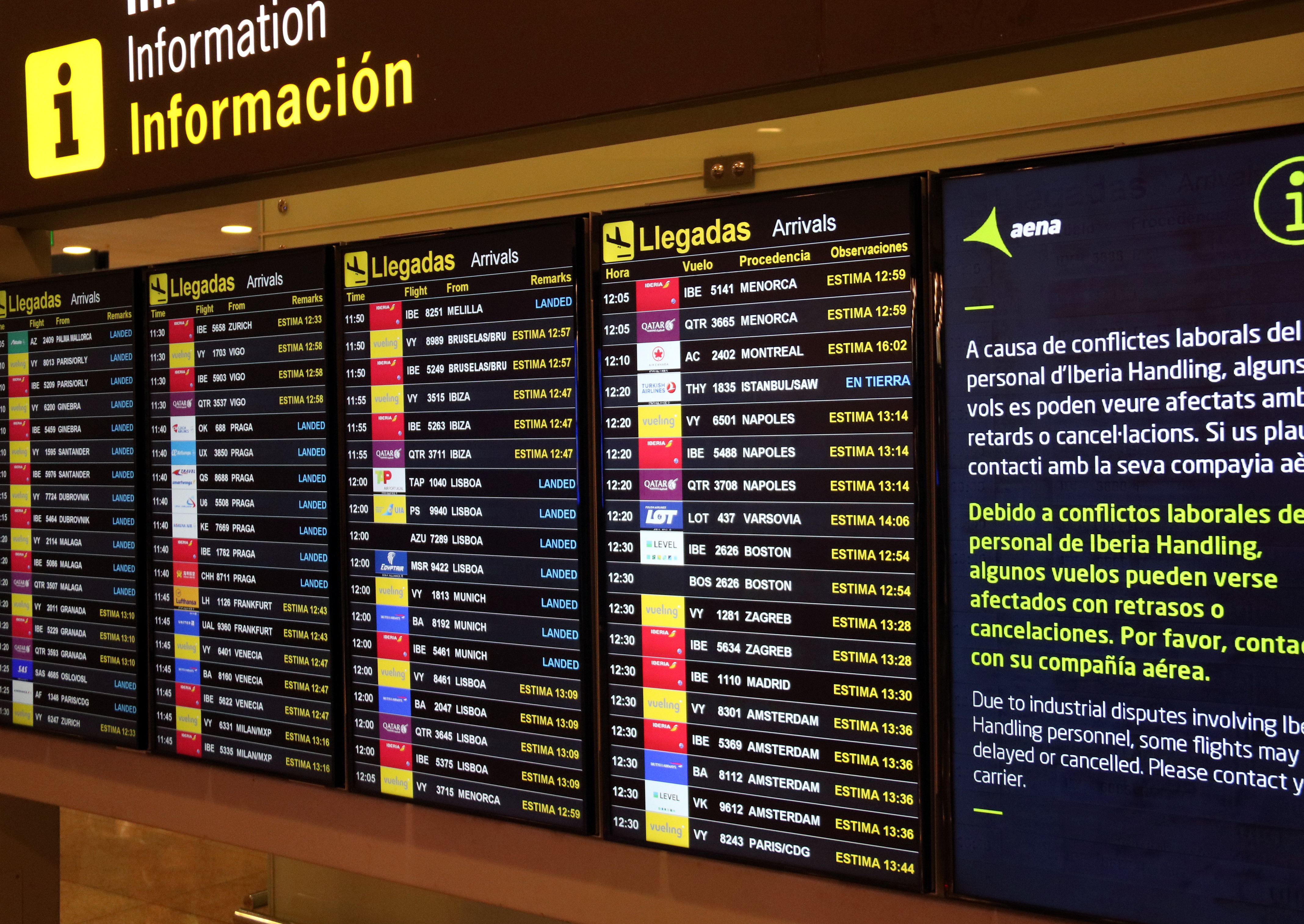 Arrivals at Barcelona El Prat airport (Pol Solà/ACN)